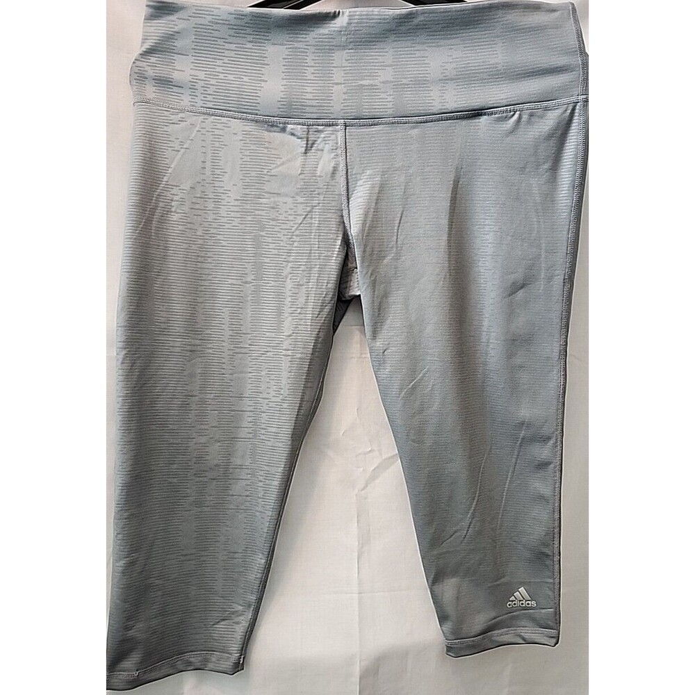Adidas Women's Climalite Printed Tight 3/4 Cropped Capri Gym Legging SZ XL